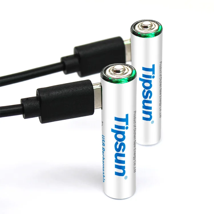 Li-ion Usb 1.5v 600mwh Piles Rechargeable Aaa Batteries With Charging