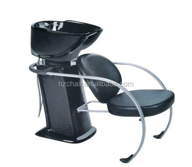 professional salon beauty black fiber glass European new style shampoo chair basin salon furniture salon chair