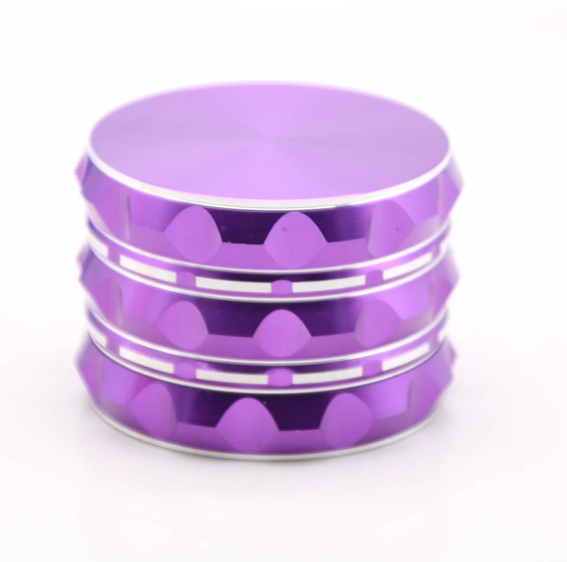 
Food Grade Colorful Herb Grinder Machine Metal Grinder Weed with Customized Printing 