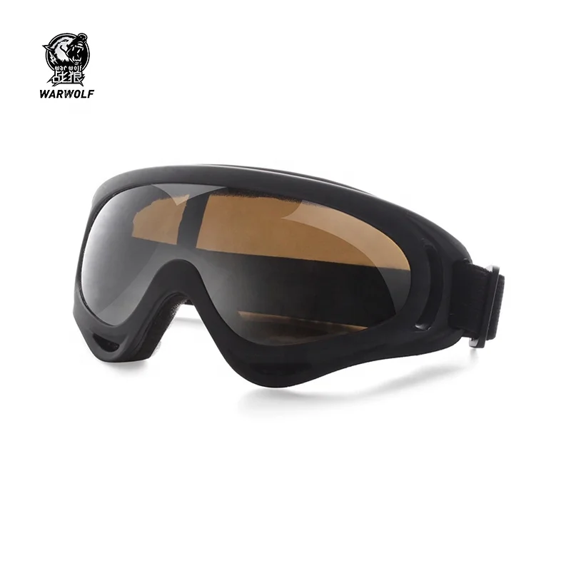 Ударопрочные ветрозащитные X400 мотоциклетные гоночные велосипедные очки с цветными линзами