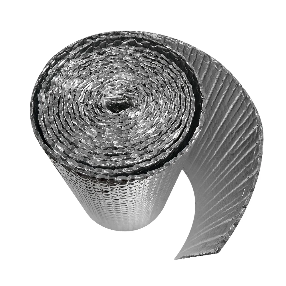 Светоотражающие теплоизоляционные рулоны, радиатор, изоляционная фольга, один/двойной пузырь, теплоизоляционные звукоизоляционные материалы