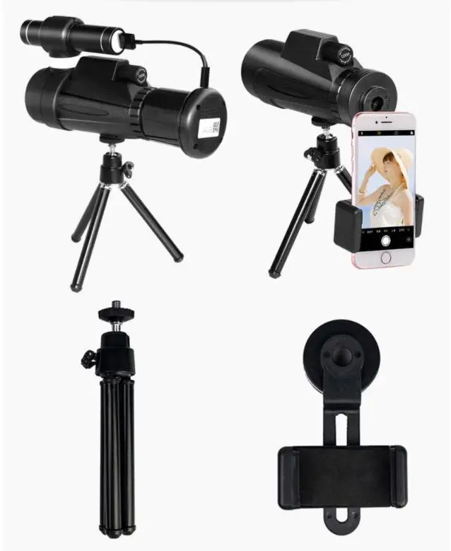 monocular telescope for phone night vision monocular telescope infrared night vision telescope sight can be connected to the App