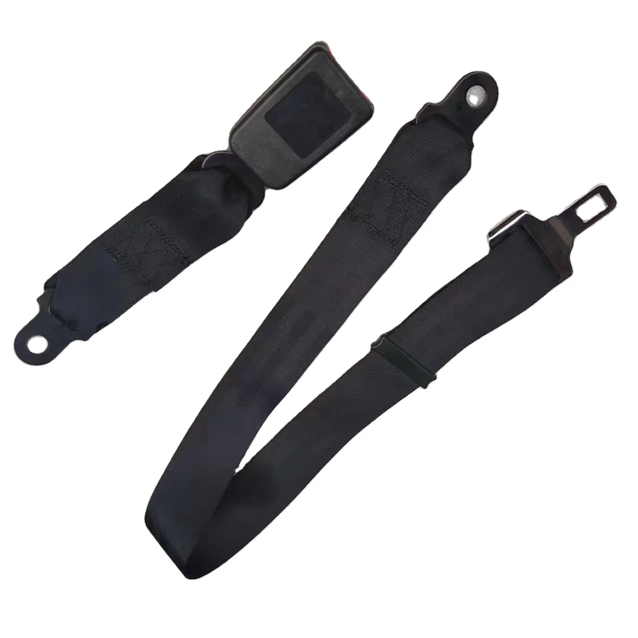 Sports Style 2-Point Safety Seat Belt for Bus Steel and Polyester Material Car Safety Spare Parts