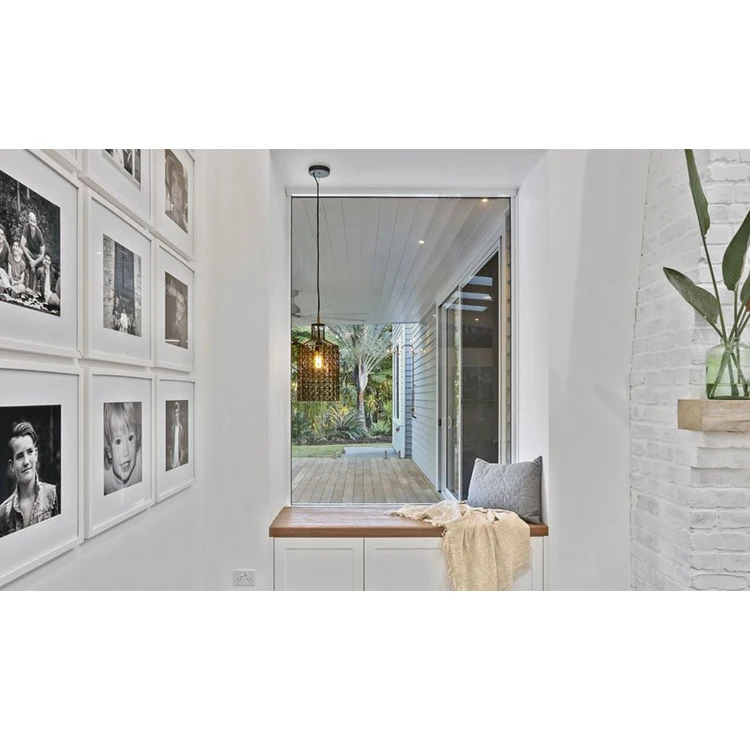 Modern Residential Bedroom Large Floor-To-Ceiling Picture Windows Hurricane Proof Aluminum Clear Fixed Windows