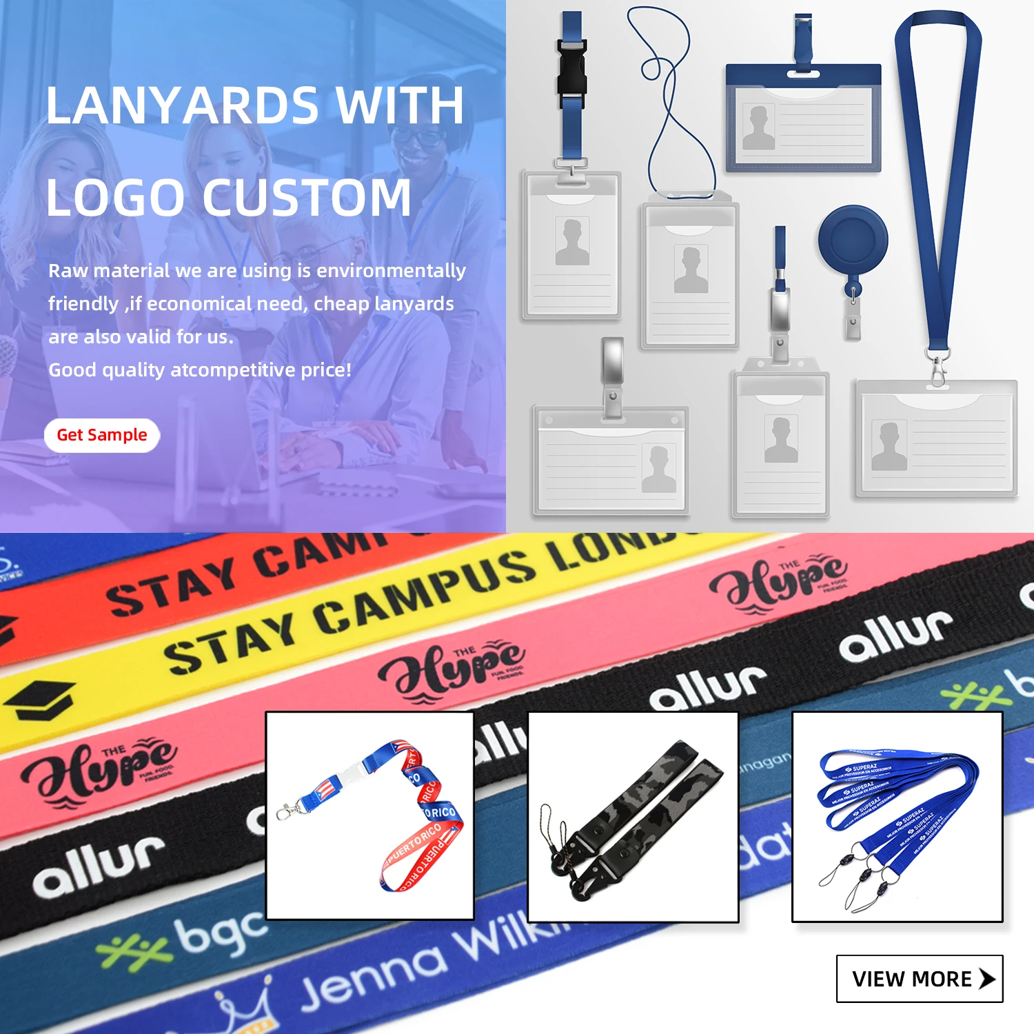 Transparent PVC Polyester & ABS Waterproof Card & Name Badge Holder Sleeve Accessory Product Type Badge Holder & Accessories