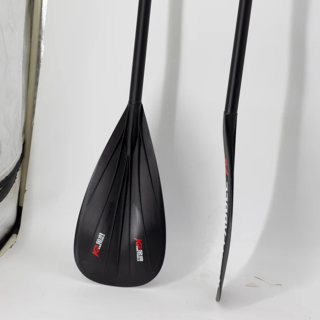 Carbon Fiber Texture Surface Nylon Blade Stand up Paddle board Paddle