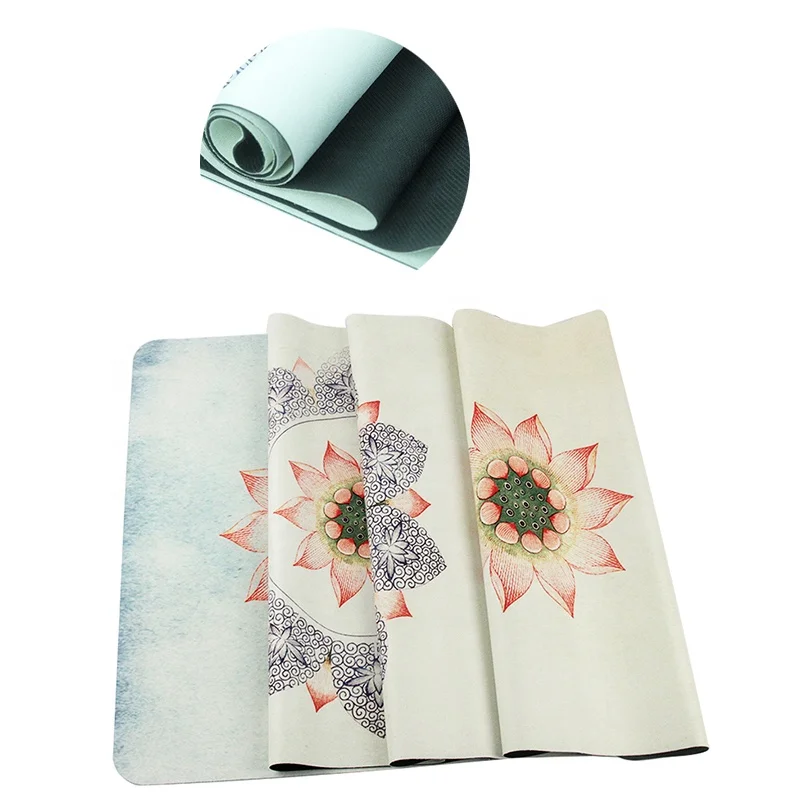 
Eco friendly natural non slip kids exercise mat mini yoga mat 