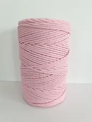 3mm recycle cotton rope wholesale  4ply cotton yarn crochet