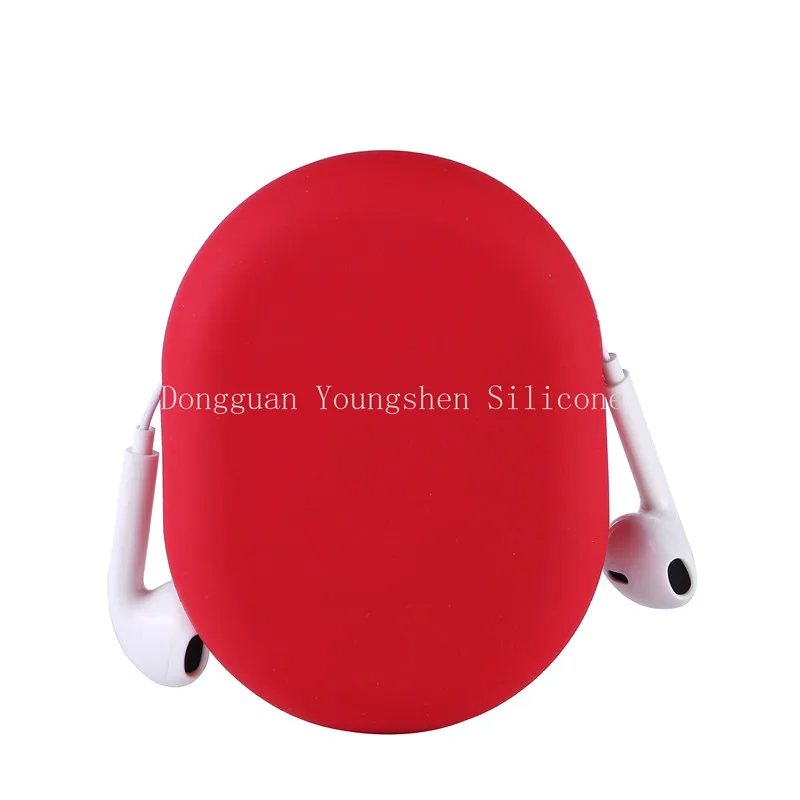 Silicone Universal Headphones Case Holder Earbuds  USB Cable  Keys Mini Bag