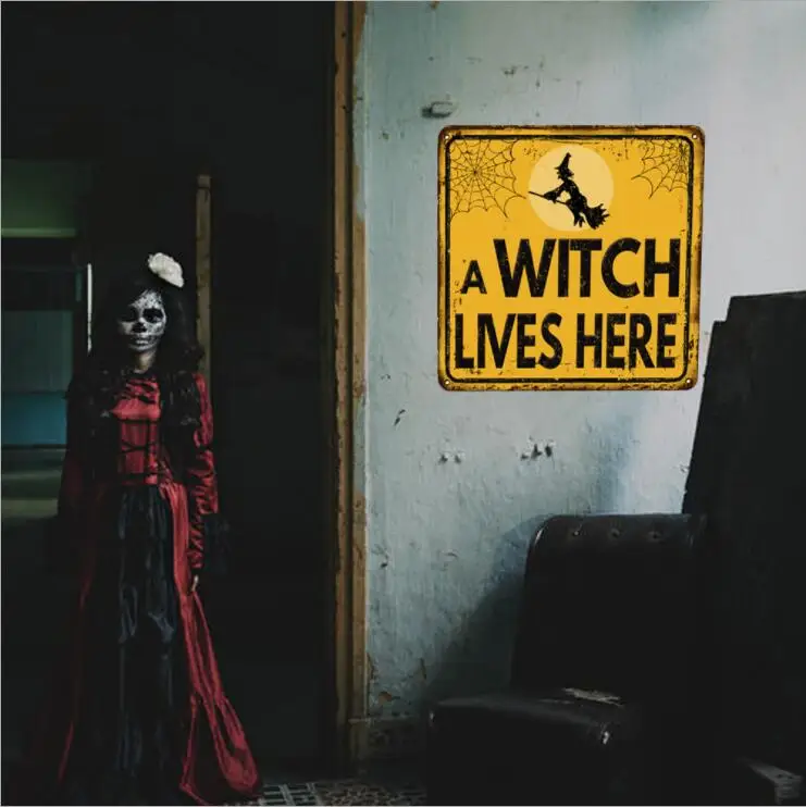 Halloween Party Poster With self adhesive Waterproof Customize Color  Logo And Size Party Decoration