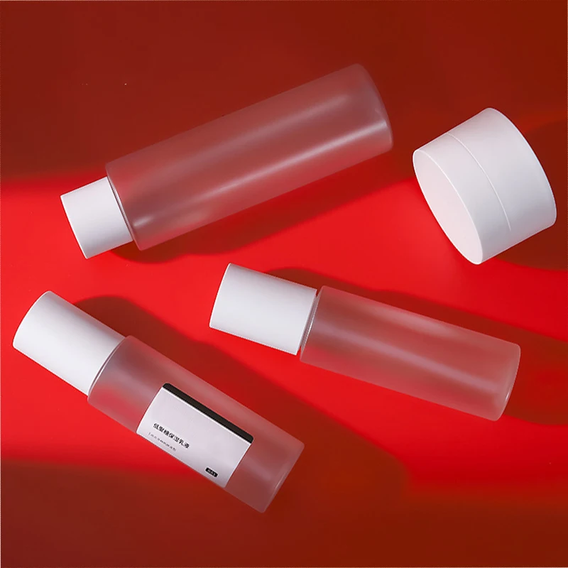 Large Inventory Luxury Cosmetics Packaging Glass Bottle Sets Empty Glass Cream Jar Skin Care Set Face Cream Lotion Bottle