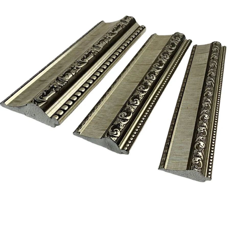 Hot product 60/80/110 mm width polystyrene picture frame moulding profile stick strip