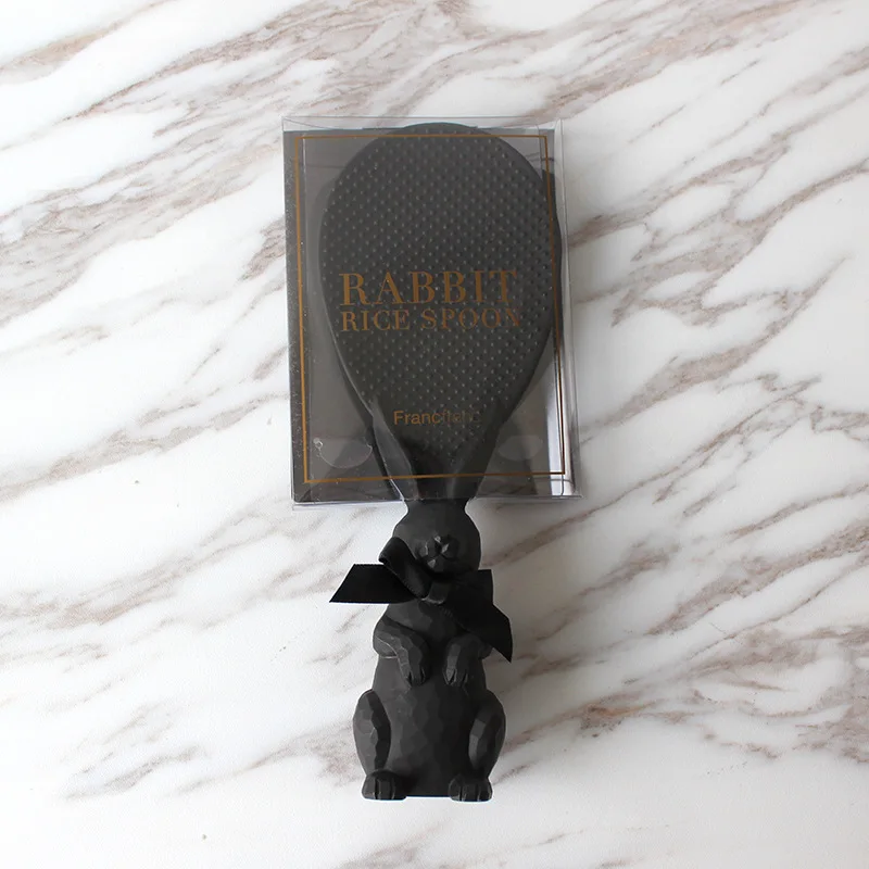 Creative Japanese rice spoon non-stick rice plastic stand able rice scoop tableware