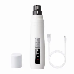 Amazon Top Seller Usb Charging Cats Dogs Nail Sharpener Electric Pet Nail Clippers Pet Nail Grinder With Led Display