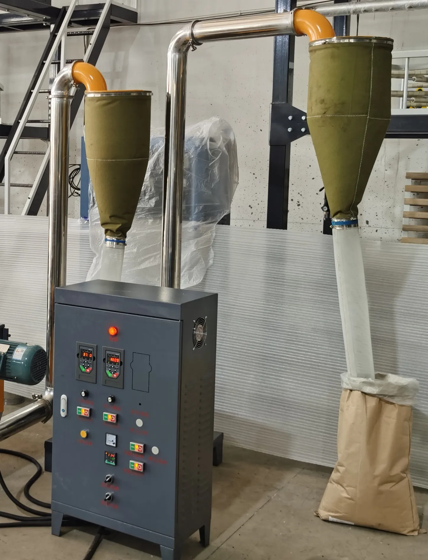 Машина для переработки пластиковых гранул, Полиэтиленовая или биоразлагаемая пленка/пакеты