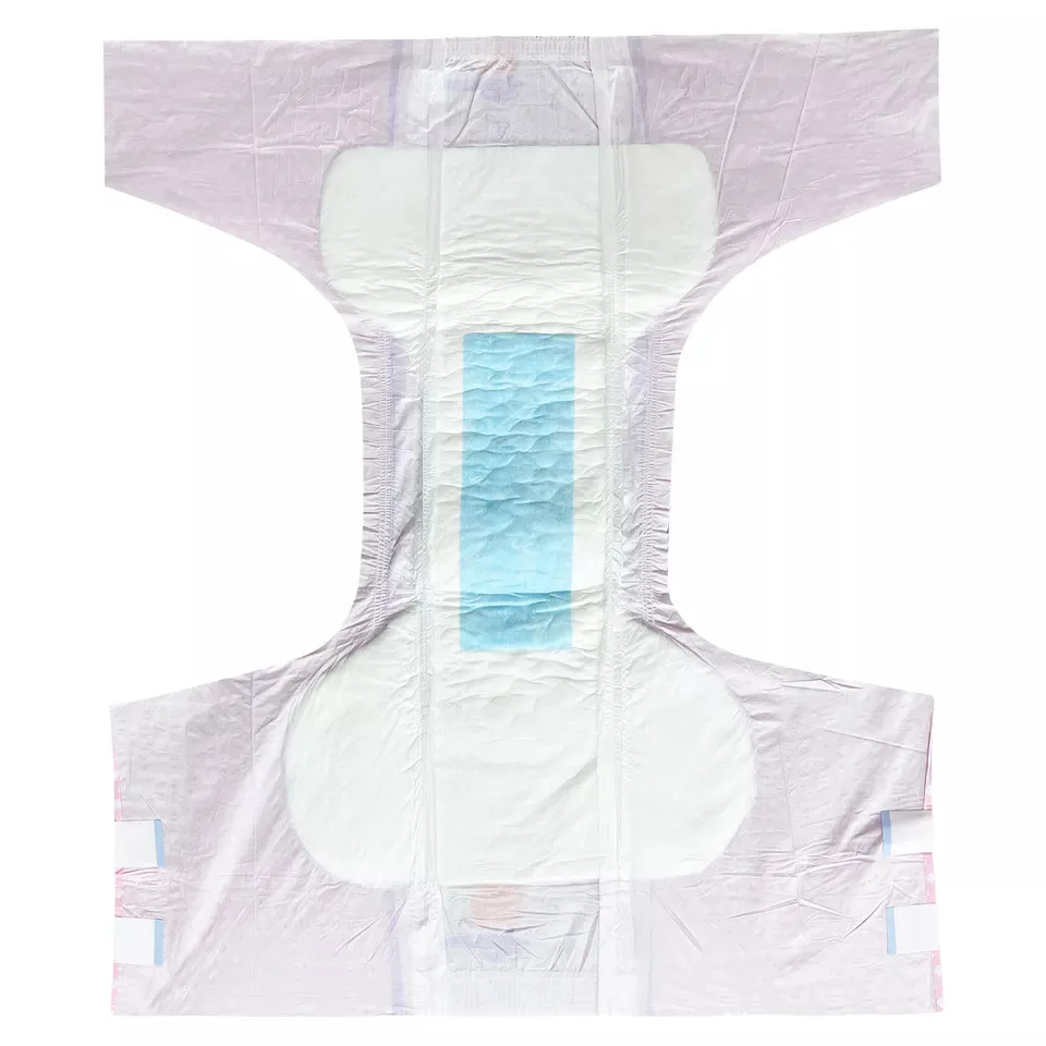 Super Absorbent China Manufacturing Wholesale Printed Large Size Ultra-thick Incontinent Disposable Abdl Adult Diaper