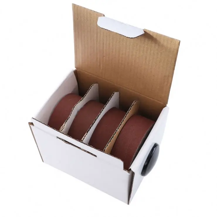 TEBAK Sandpaper Roll Cloth Backing Sanding Roll Abrasive Sand Paper Roll  for Wood Car Metal