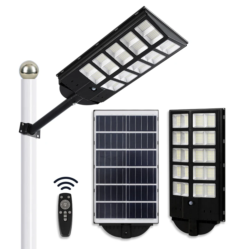 Powerful Outdoor Solar Lamp 12000 Lumens Lighting LED Garden Lamp Solar Panel Lamps Waterproof Street Light