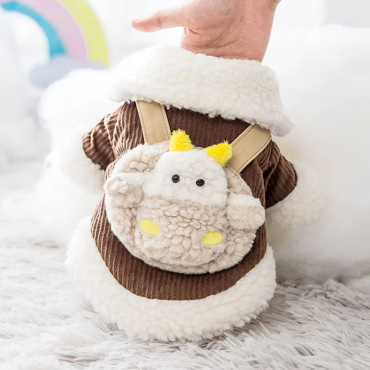 Wholesale China Luxury Autumn And Winter Cute Warm Cotton Pet Dogs Accessories and Clothing