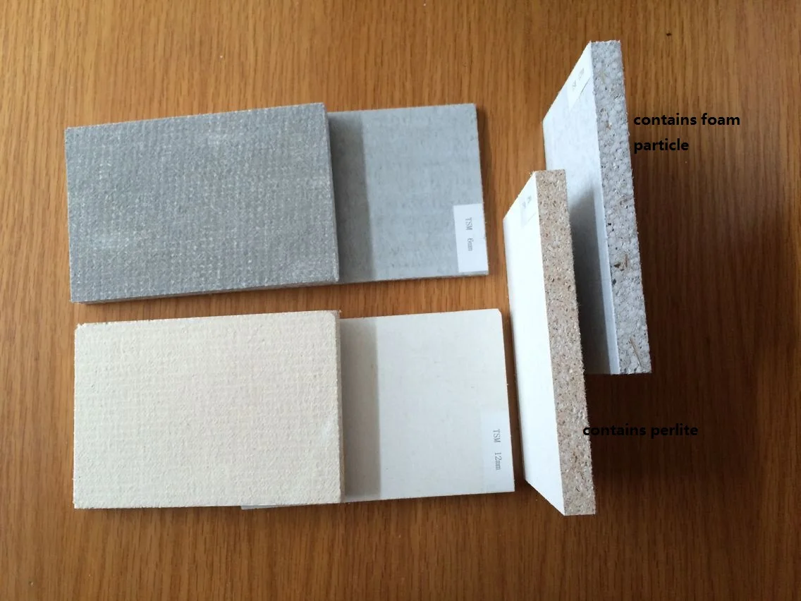 Light Weight  Insulation Cement Board Shera Board fire resistance waterproof and soundproof terasun   cement fiber board