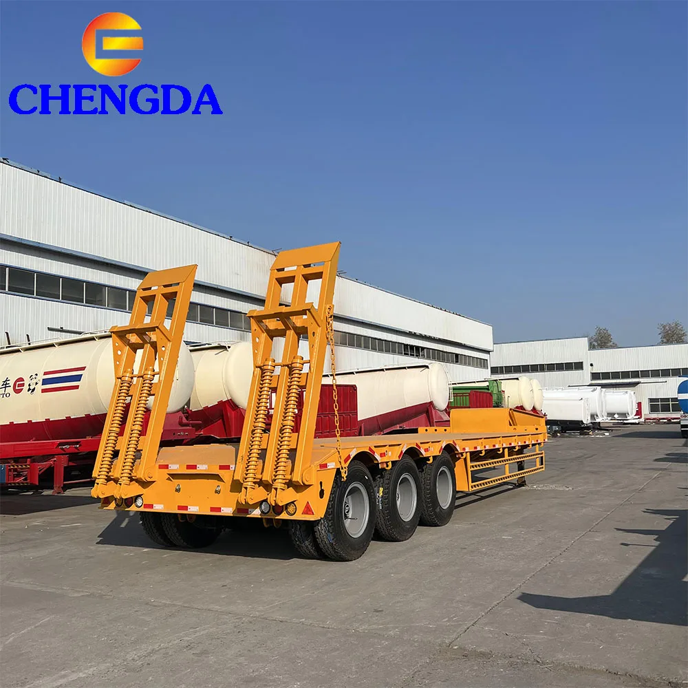 Новый сверхмощный прицеп Lowboy 100 тонн 3 оси
