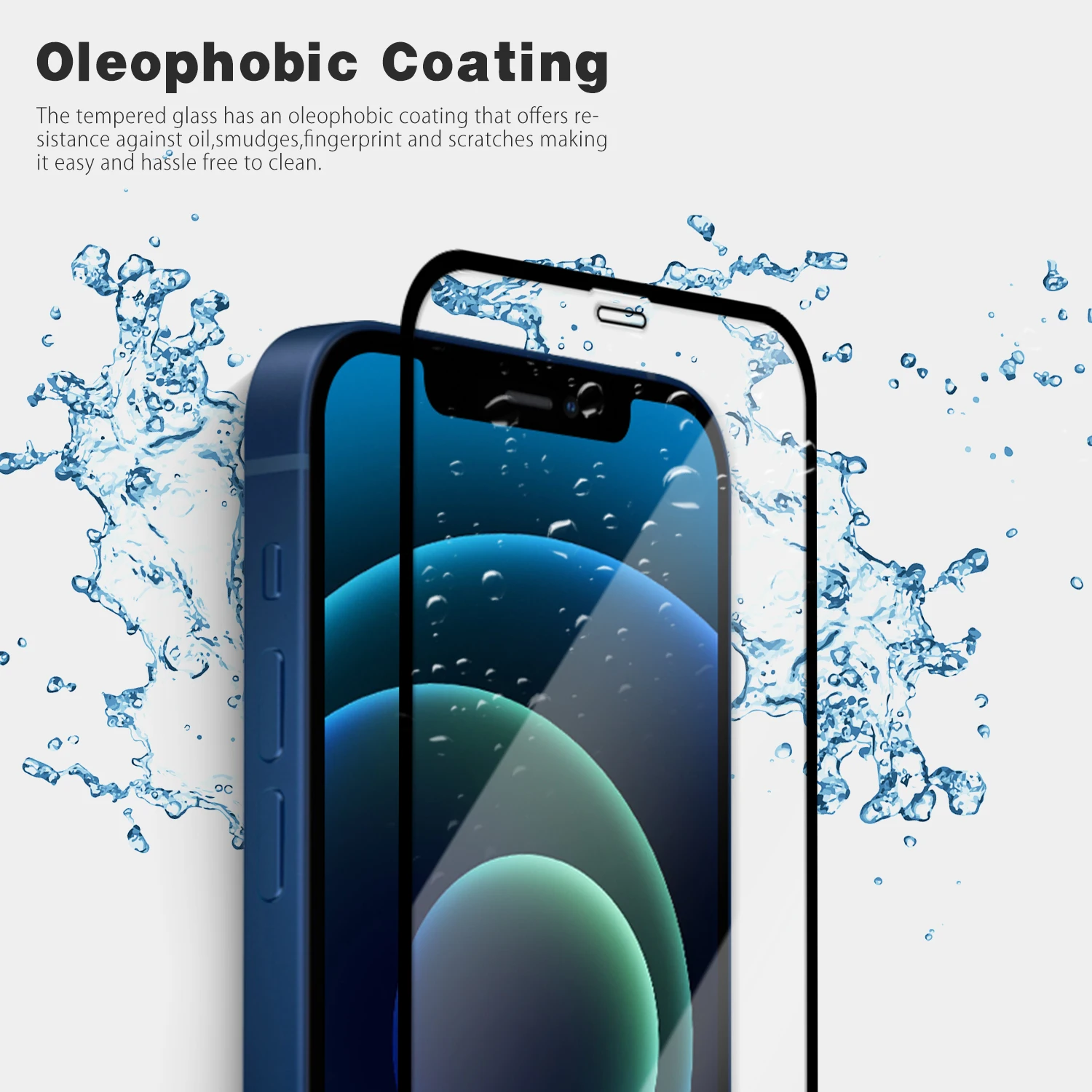 Armored glass protective film for iPhone 11/XR, 3D full screen armored glass film HD screen protective film 9H hard