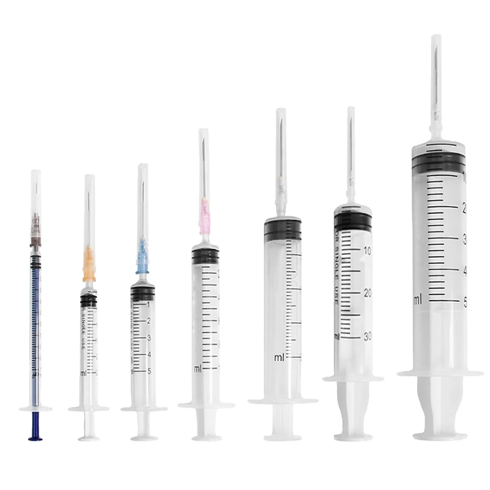 Manufacturer 1ml 2ml 3ml 5ml 10ml Injection Plastic Luer Lock Sterile Medical Disposable Syringe With Needle