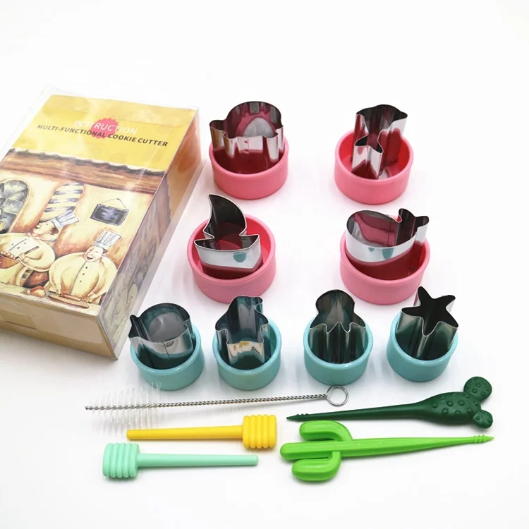 New Fashion Best selling Good quality cartoon veggie cutter set for kids fondant baking toolsNew Fashion Best selling Good quali