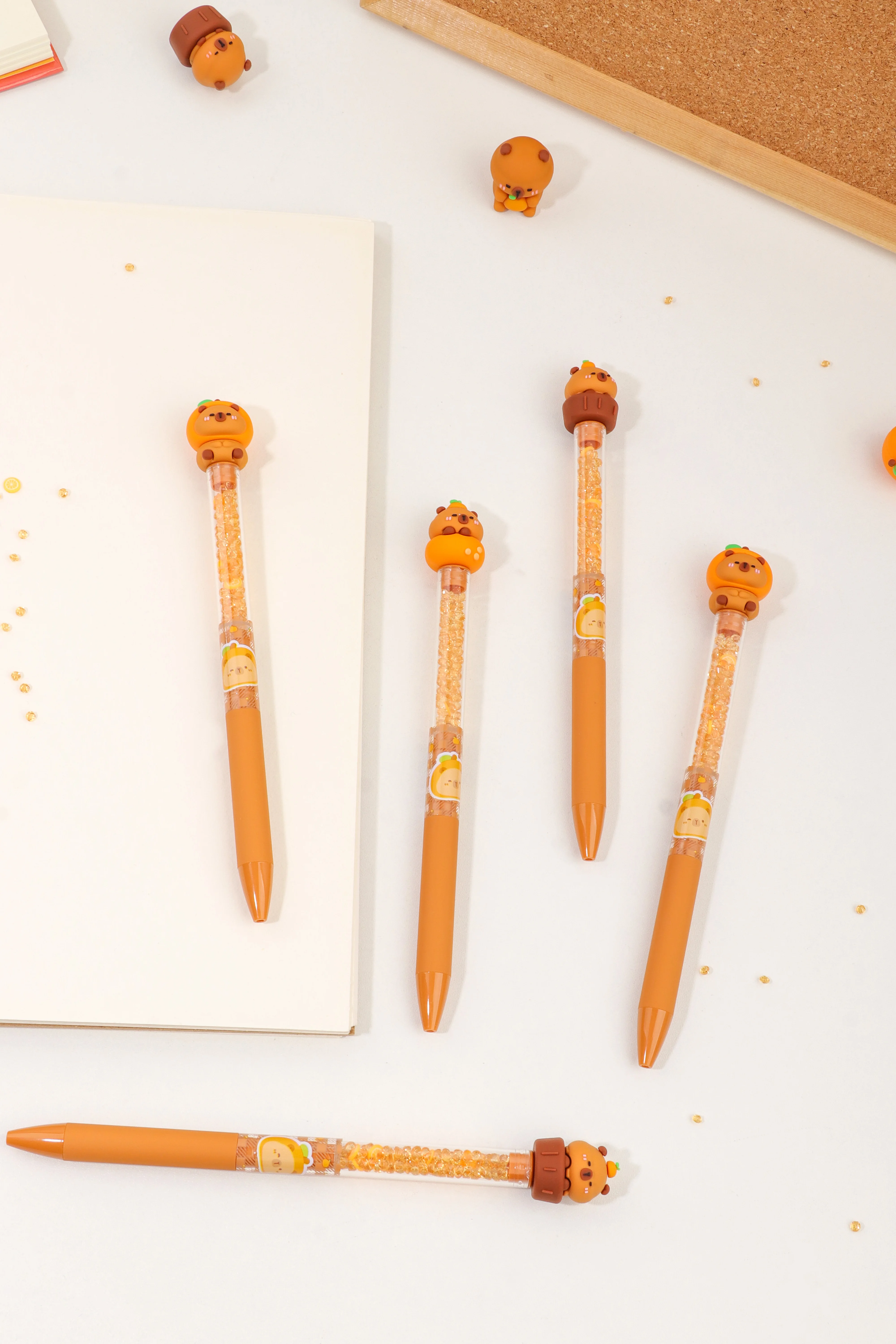 Hot Selling Cute new  Fancy Pen Kawaii PVC Soft Gel Pen Cute utiles escolares and papeleria kawaii Top-ranking