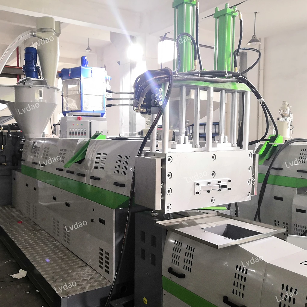 Lvdao New Technology Plastic film waste recycle plastic granules making granulation machine price