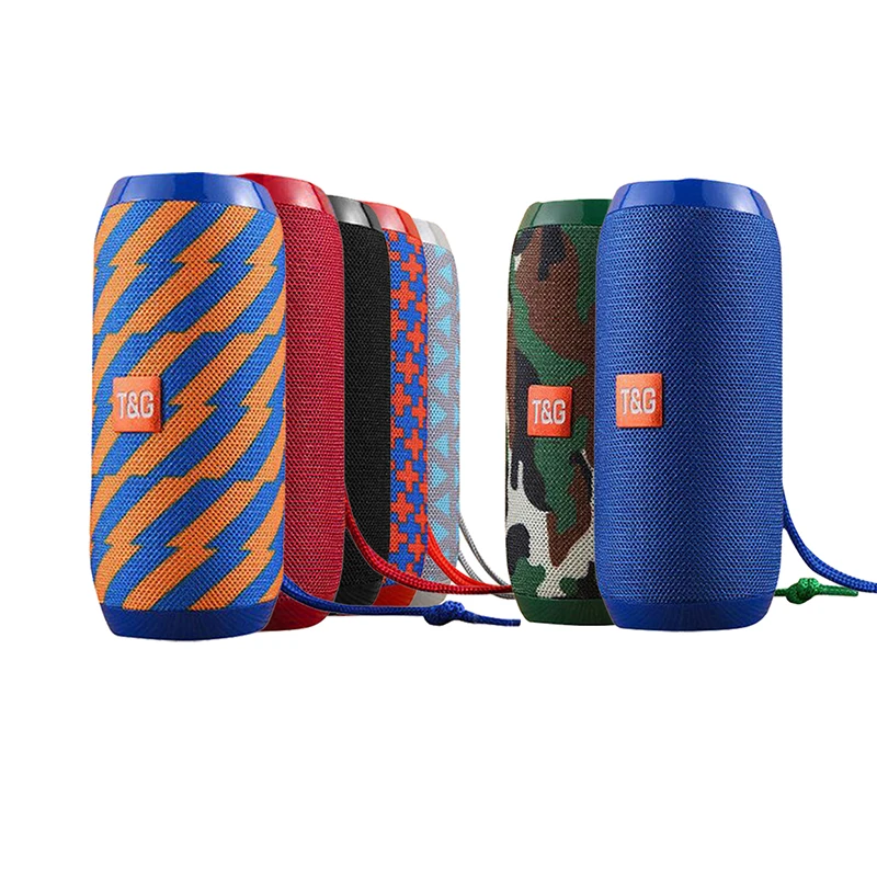 Portable Stereo Sound Heavy Bass Wireless Speaker BT 5.0 Speaker With FM Radio 1200mAh Battery