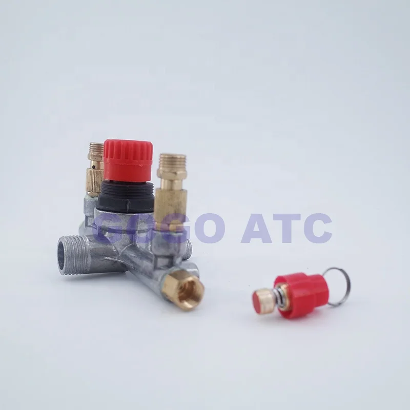 GOGO  5/3 solenoid thread valve pneumatic air coffee valve