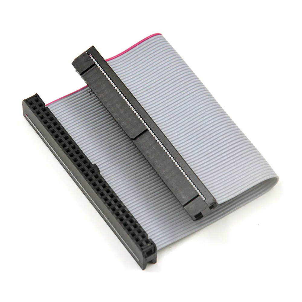 Custom made 2*30P 2.54FC/IDC 60P 100MM grey Flexible Flat Cable wire assembly wiring harness