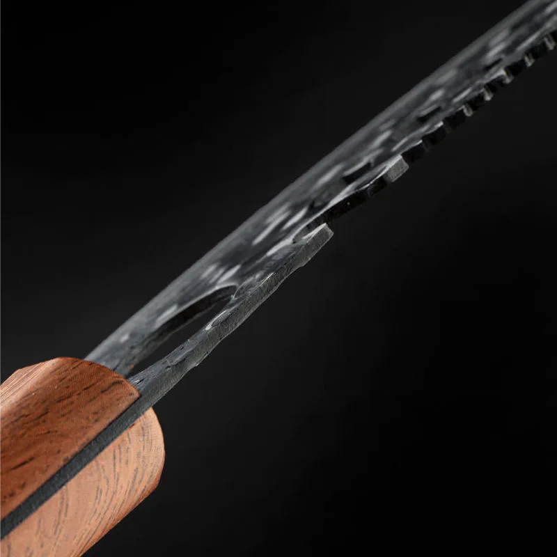 6 Inch Butcher Boning Hand Forged Carbon steel Serbian Knife Handmade Viking Chef Knives Kitchen Camping Slaughter Knife
