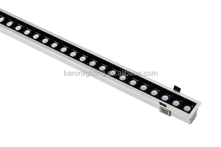 modern popular office decoration surface recessed pendent led linear light ceiling light