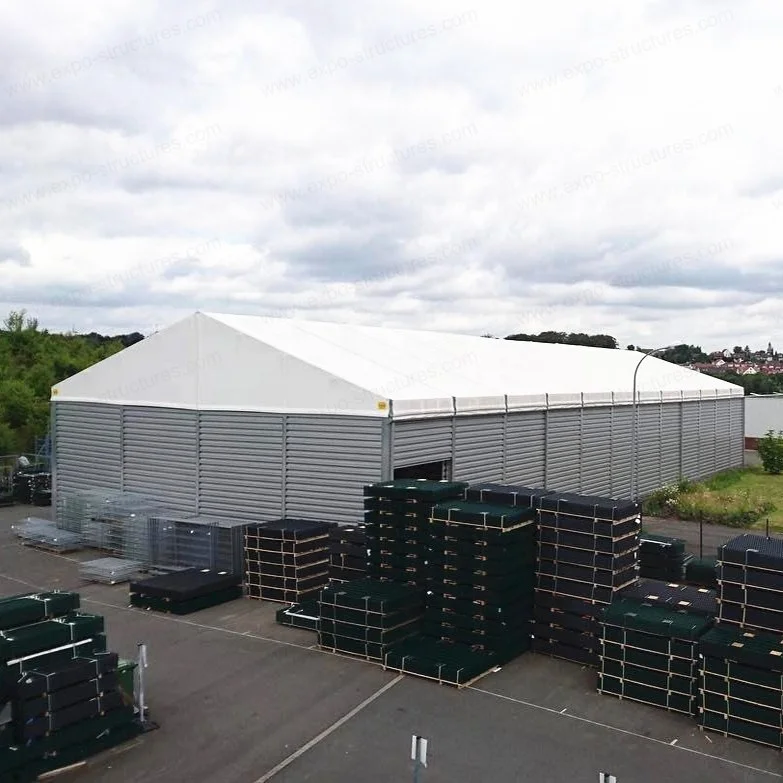 Warehouse Storage Tent Large Industrial Tents Steel sheets sandwich wall Waterproof/fireproof/uv Proof