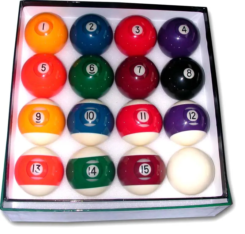 Xmlinco 57 billiard ball/pool ball/ billiard 8 balls