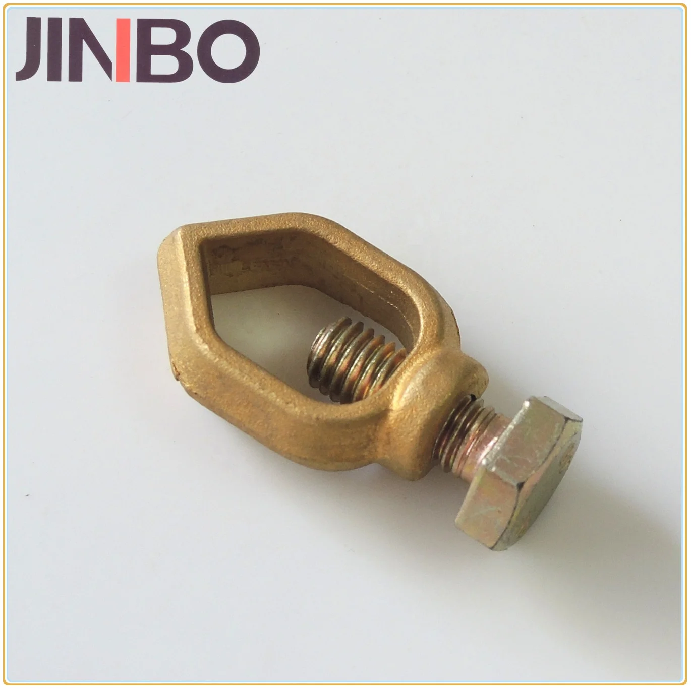 Jinbo lightning protection grounding rod clamp electrical cable joined earthing clamps