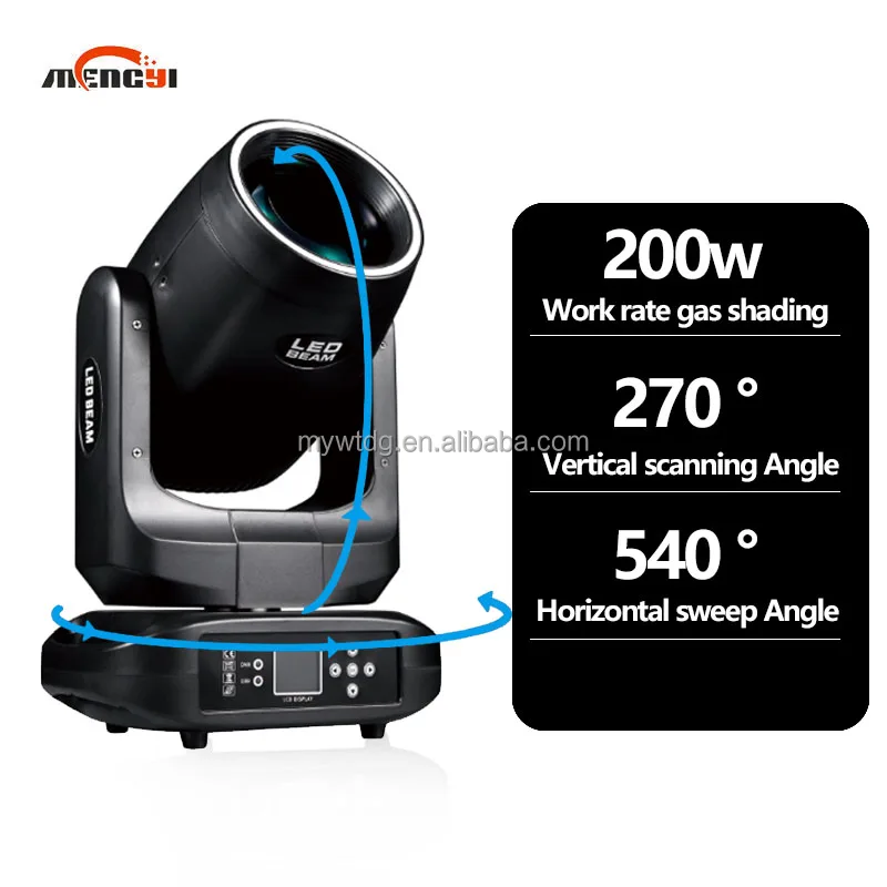 High Quality Led Moving Head Beam Light Dmx Sharp Spot Light 200w Stage Lighting Equipment