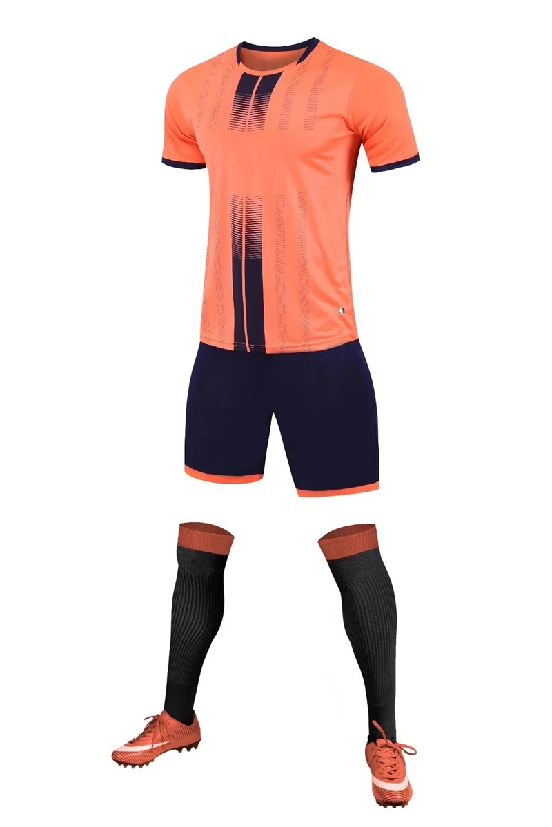 Soccer Jersey  Sets Wholesale Cheap Youth Football Wear Logo Custom Sublimated 2 pcs Sports Soccer Uniforms