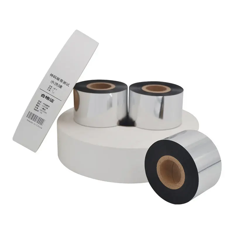Good Abrasion Resistance Thermal Printing Ribbon Wax Carbon Ribbon Thermal Transfer Ribbon