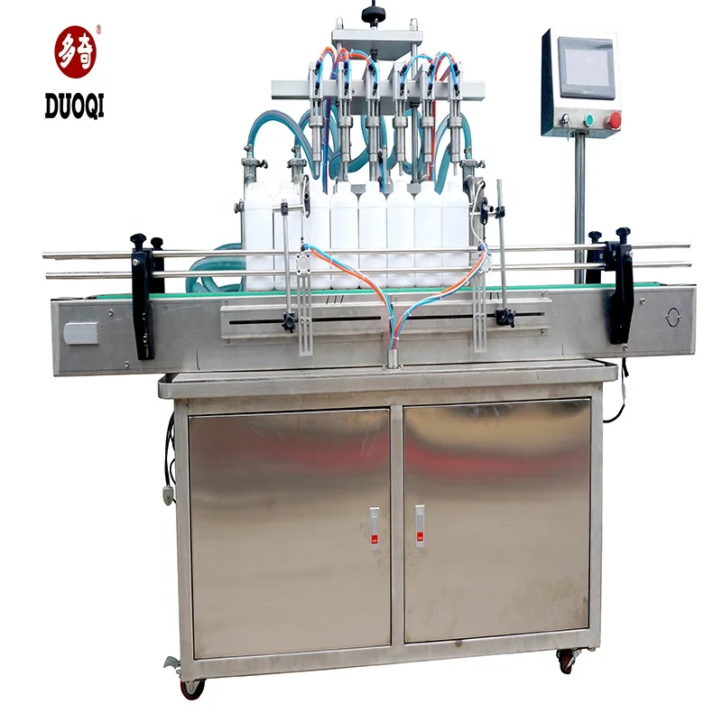DUOQI YT6T-6G  6 filling nozzles Automatic pneumatic for liquid mineral water beverage filling