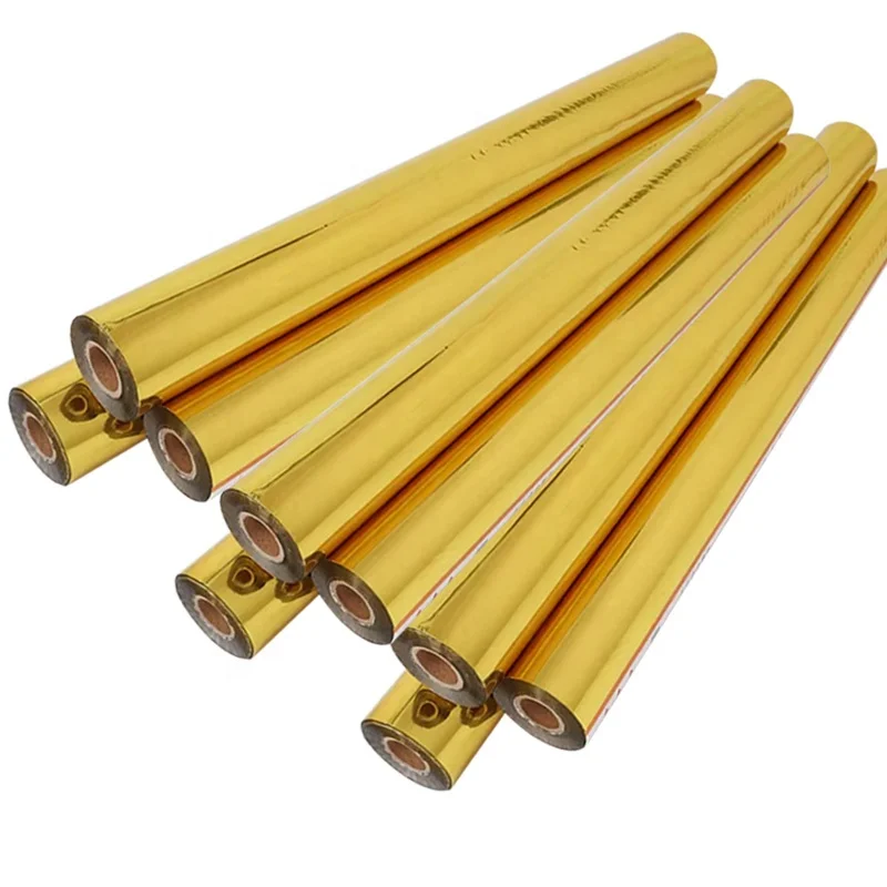 Hot Sleeking Roll UV DTF Gold Transfer Sticker Large Printer Digital Printing Plotter Machine Logo Gold Foil DTF Film