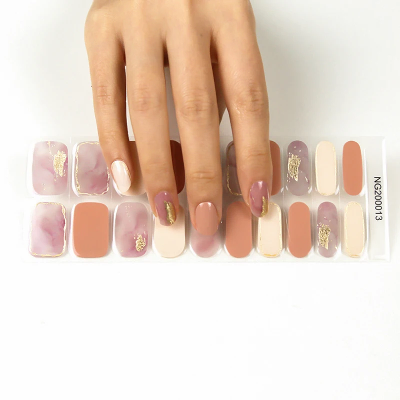 KS003 The Classical Nail Product Dreamsfall Full Cover Semi Cured Nail Gel Stickers Kit by Nail Stickers Manufacturer