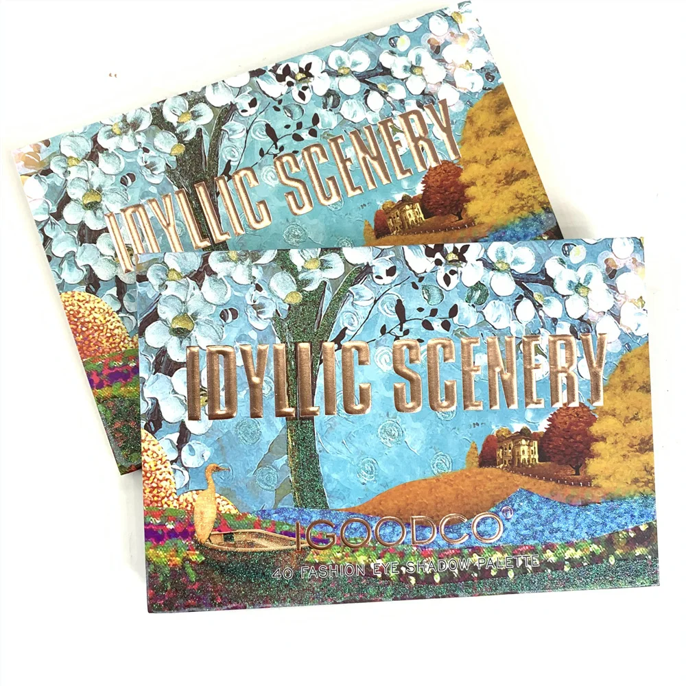 2021 Bestseller 40 Color Eye Shadow Palette Lasting High Pigment Eye Shadow Manufacturer Color Powder