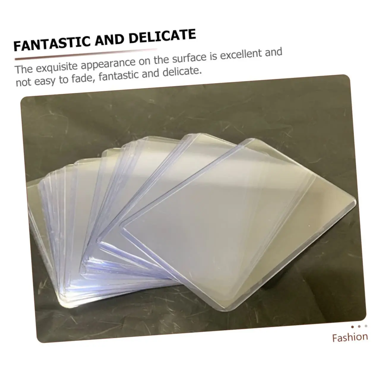 Ultra Clear 35Pt Toploader Cards Holder 3X4 Inch Pvc Toploader Card Holder Transparency Trading Card Holder With Protective Film