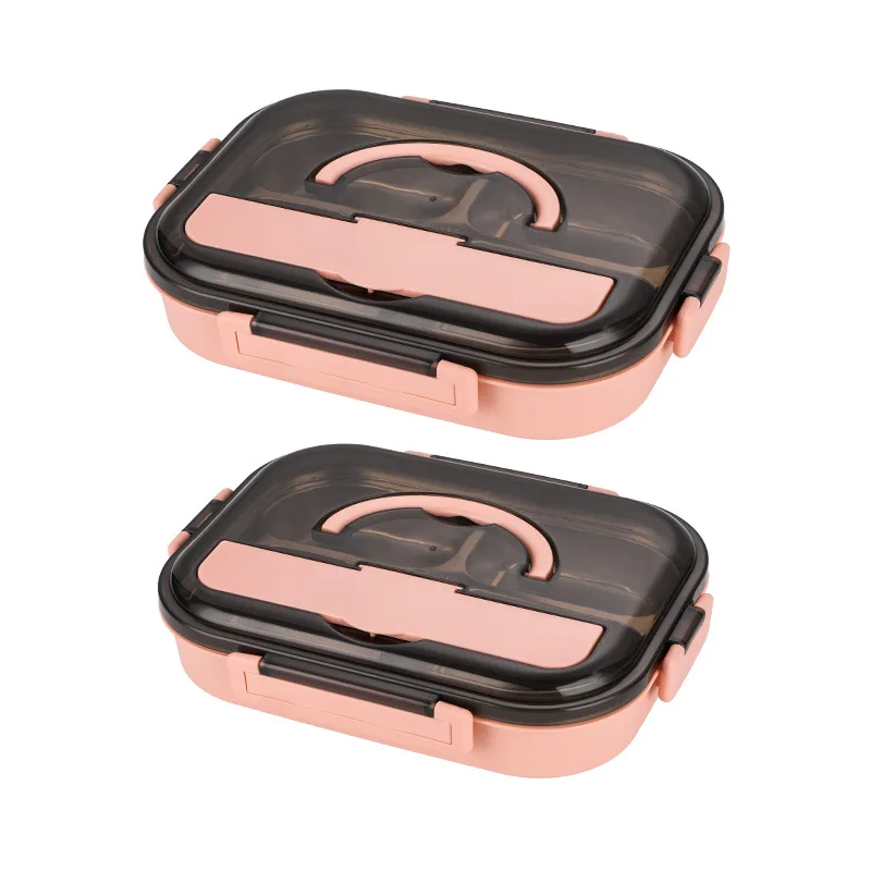 Portable 304 stainless steel insulated lunch box can be heated lunch box student office worker