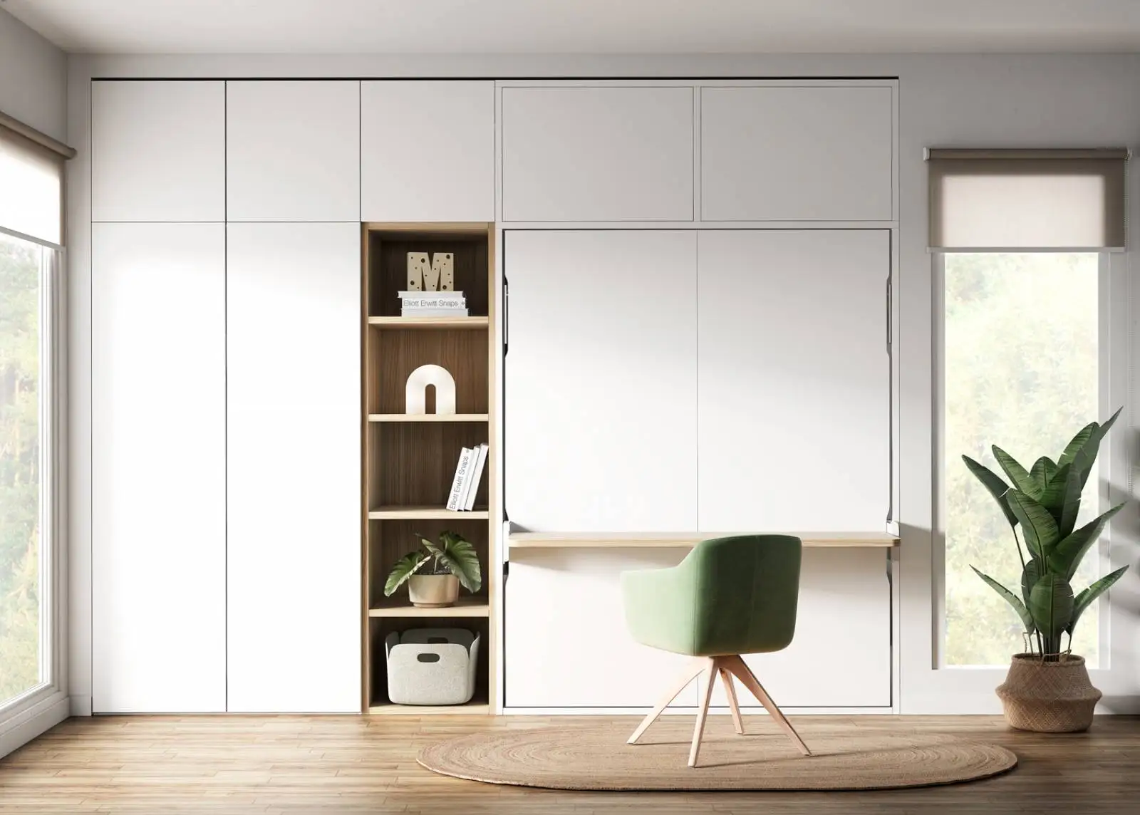 modern king size murphy bed with storage and 4 drawers wooden mdf metal/wood platform bedroom furniture for home use