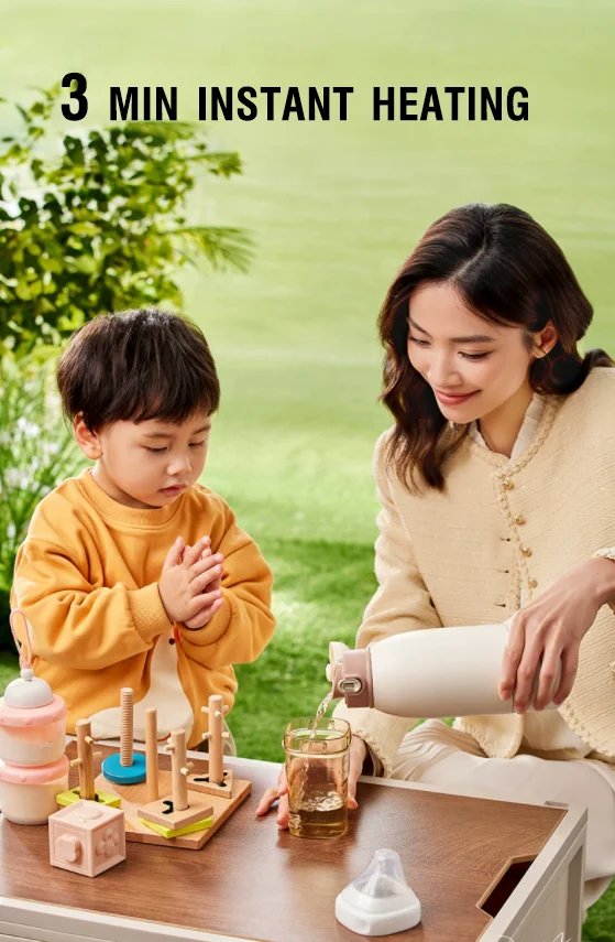 Hot Selling Portable USB Rechargeable Wireless Travel Outdoor Feeding Smart Milk Wireless Baby Bottle Warmers
