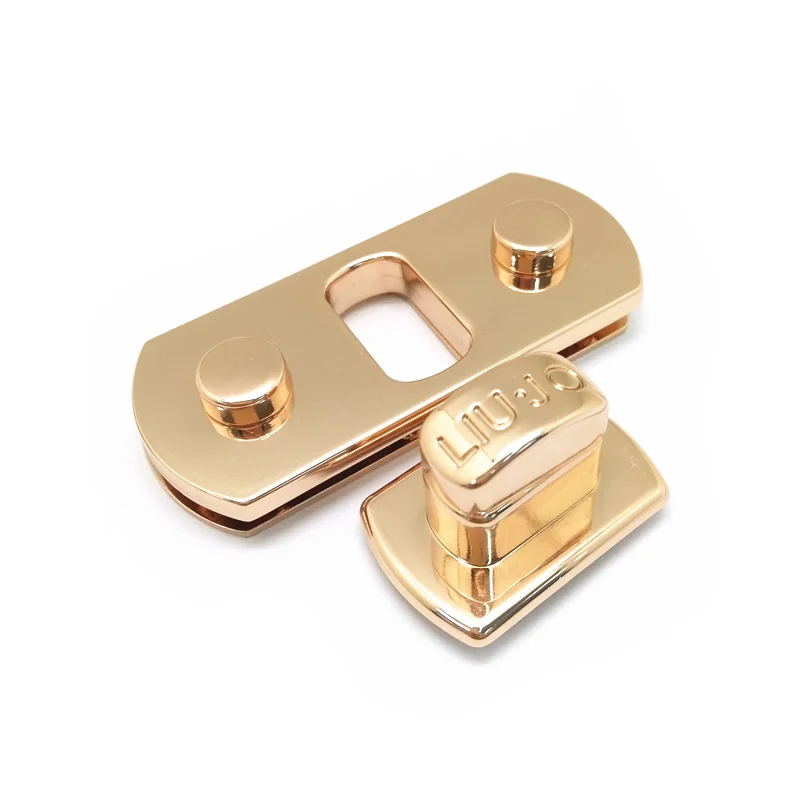 Custom Metal bag hardware twist lock for bag